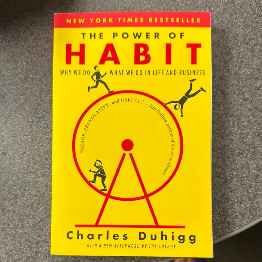 The Power of Habit by Charles Duhigg - Yellow Cover